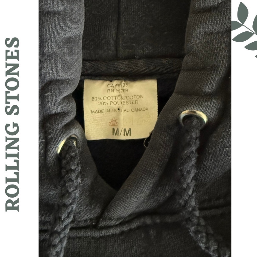 Y2K Rolling Stones Band Hoodie • Fall 2006 • Made in Canada • Medium • Vintage - Picture 9 of 9